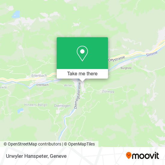 Urwyler Hanspeter map