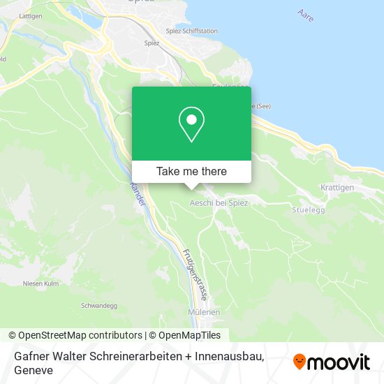 Gafner Walter Schreinerarbeiten + Innenausbau map