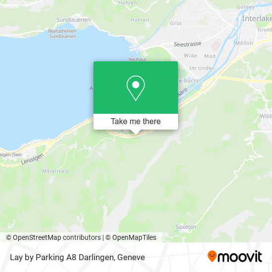 Lay by Parking A8 Darlingen plan