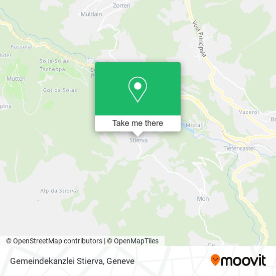 Gemeindekanzlei Stierva map