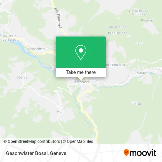 Geschwister Bossi map