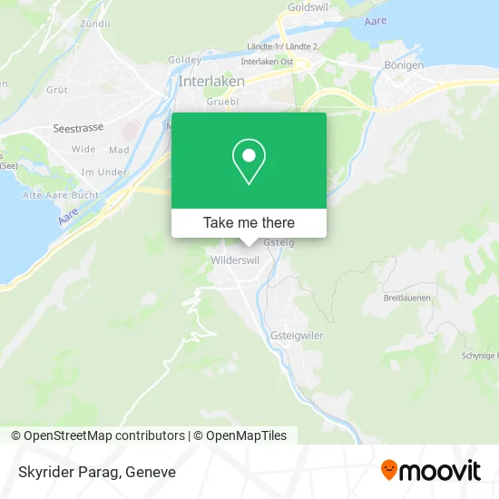 Skyrider Parag map