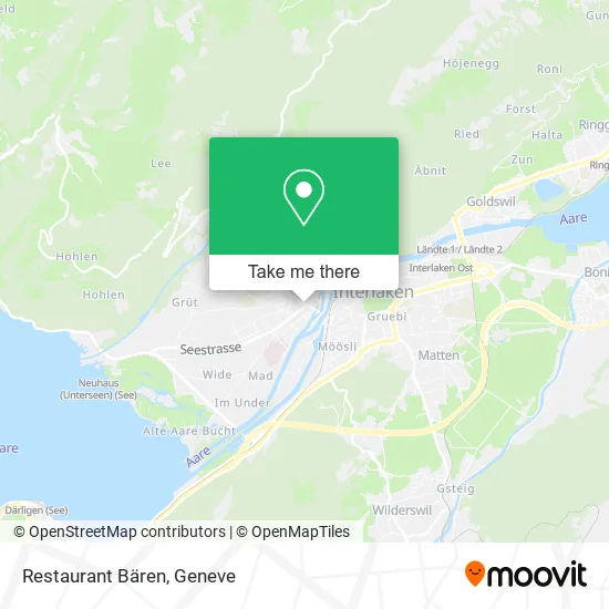 Restaurant Bären map