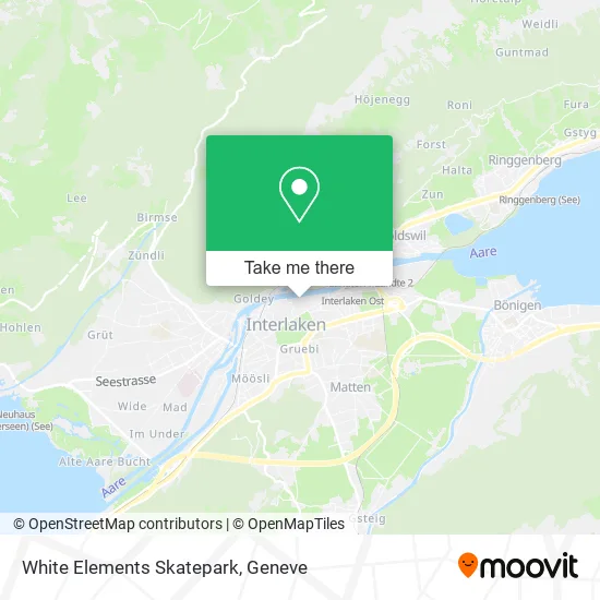White Elements Skatepark map