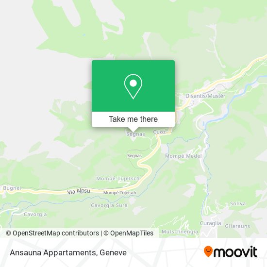 Ansauna Appartaments map