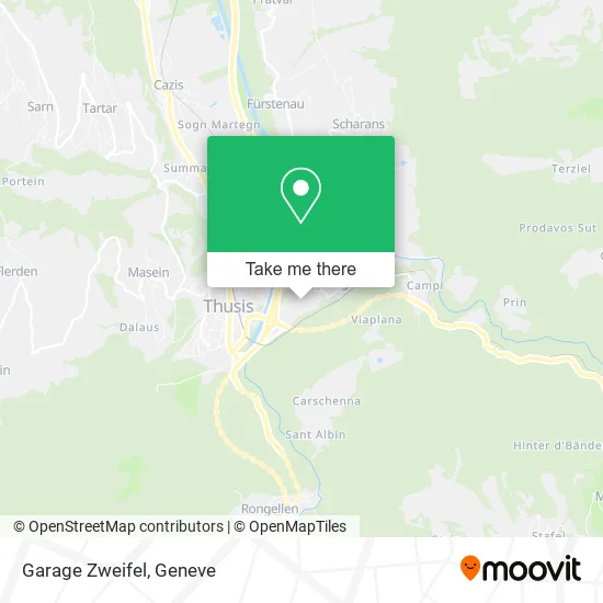 Garage Zweifel map
