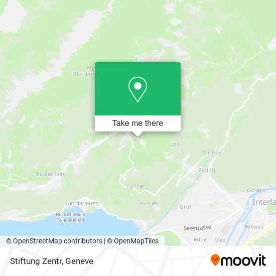 Stiftung Zentr map