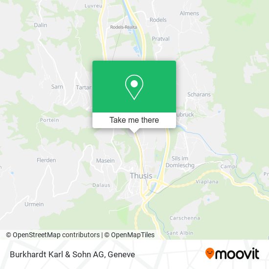 Burkhardt Karl & Sohn AG map
