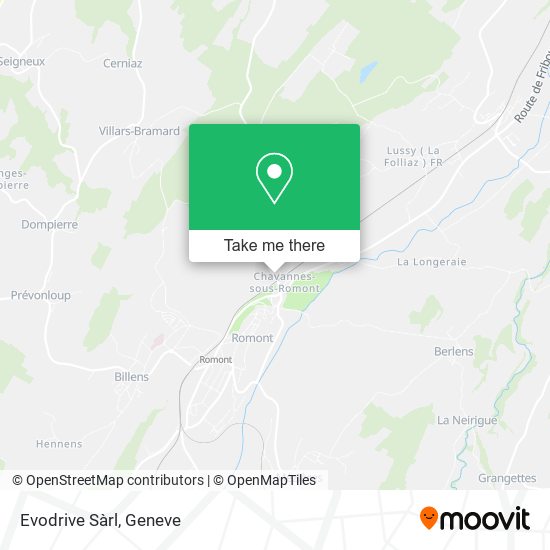 Evodrive Sàrl map