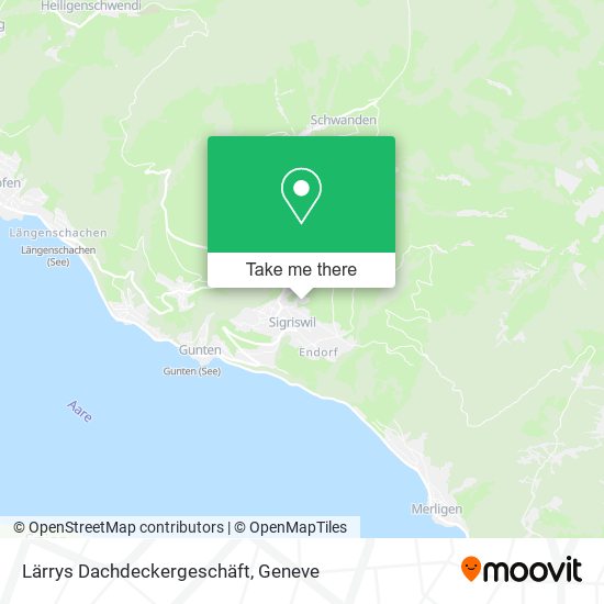 Lärrys Dachdeckergeschäft map