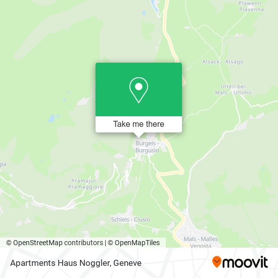 Apartments Haus Noggler map