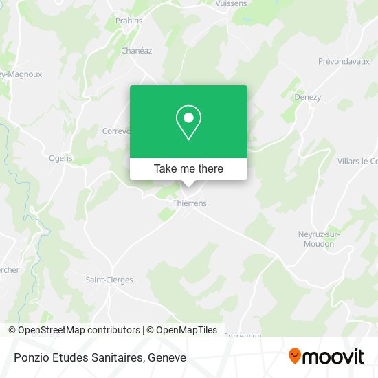 Ponzio Etudes Sanitaires map