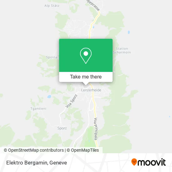 Elektro Bergamin map