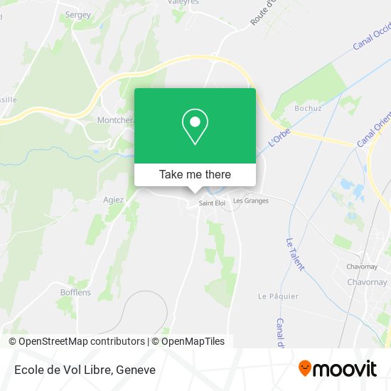 Ecole de Vol Libre map