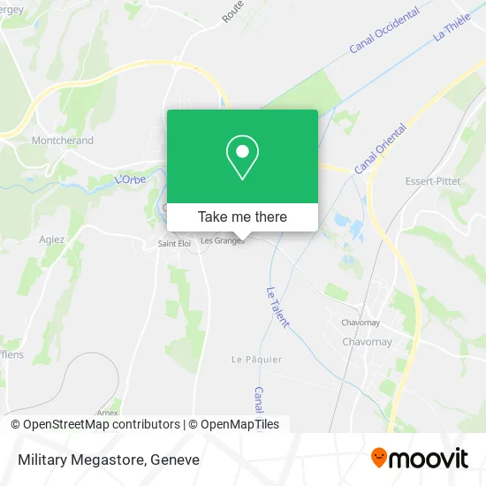 Military Megastore map