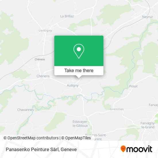 Panasenko Peinture Sàrl map