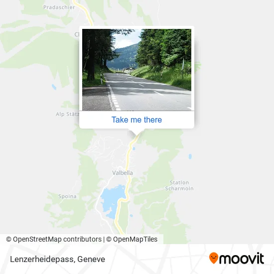 Lenzerheidepass plan