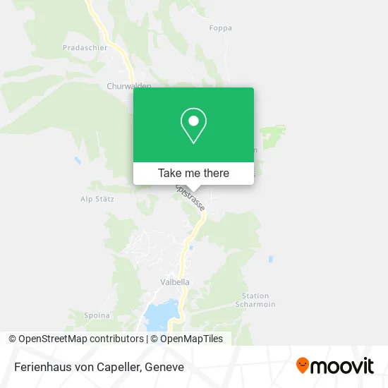 Ferienhaus von Capeller map