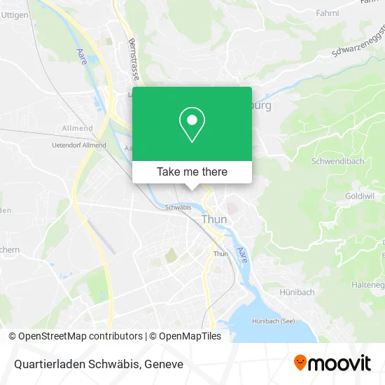 Quartierladen Schwäbis map