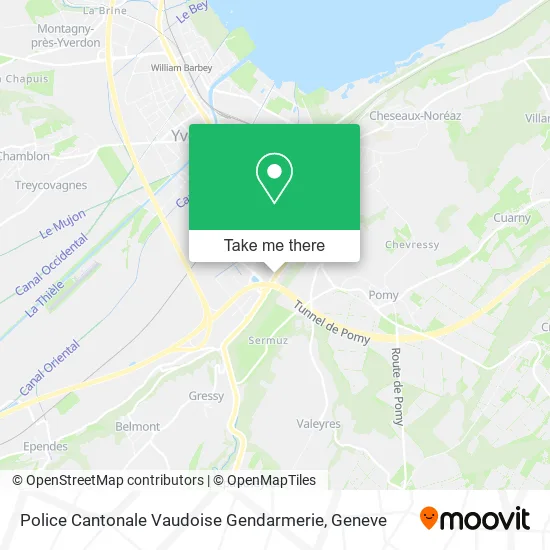 Police Cantonale Vaudoise Gendarmerie plan