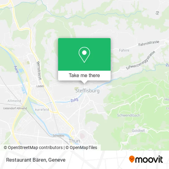 Restaurant Bären map