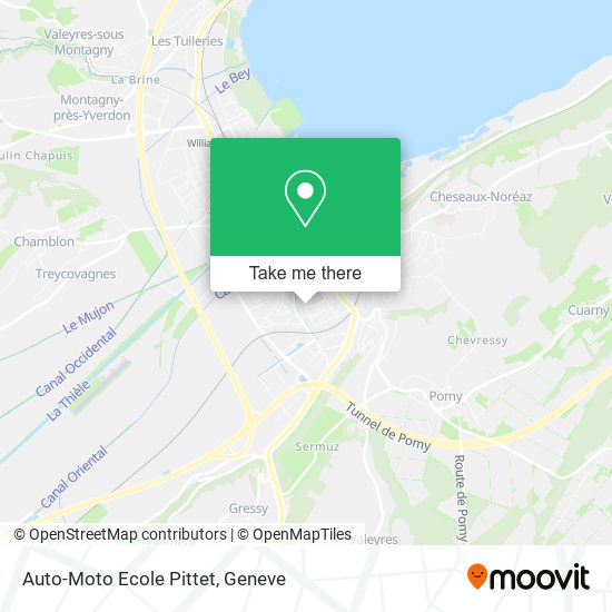 Auto-Moto Ecole Pittet map