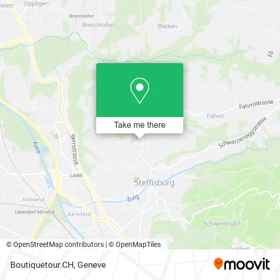 Boutiquetour.CH map