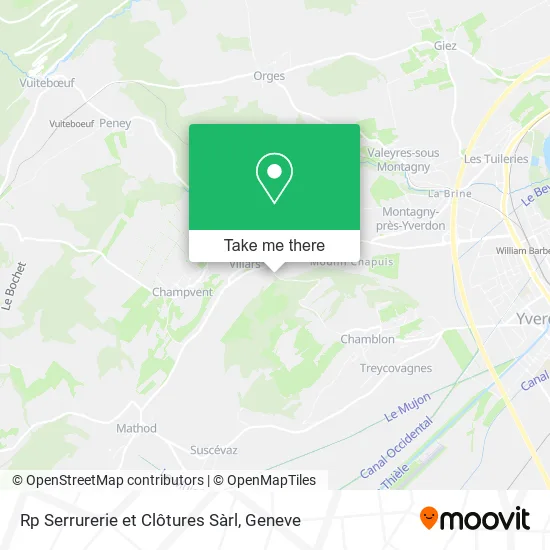 Rp Serrurerie et Clôtures Sàrl map