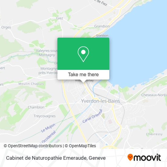 Cabinet de Naturopathie Emeraude map