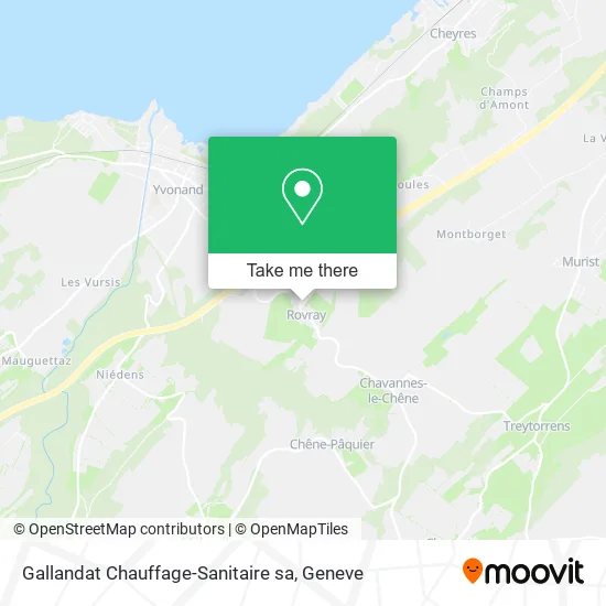 Gallandat Chauffage-Sanitaire sa map