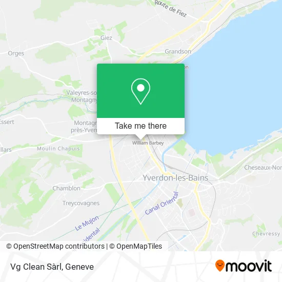 Vg Clean Sàrl map