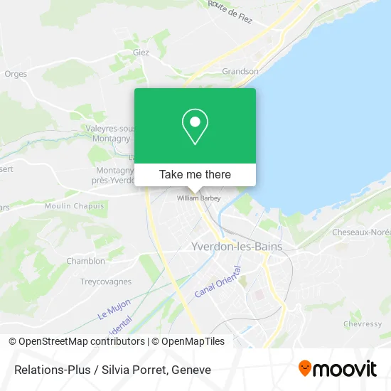 Relations-Plus / Silvia Porret map