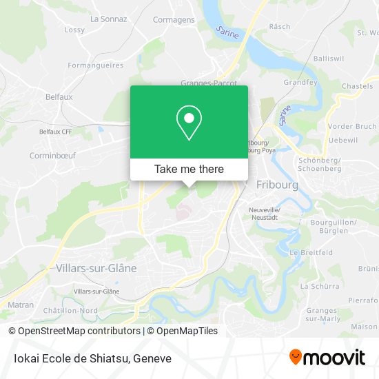 Iokai Ecole de Shiatsu map
