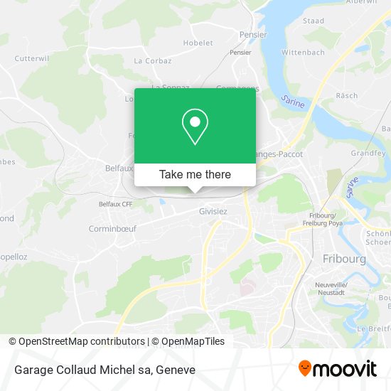 Garage Collaud Michel sa map