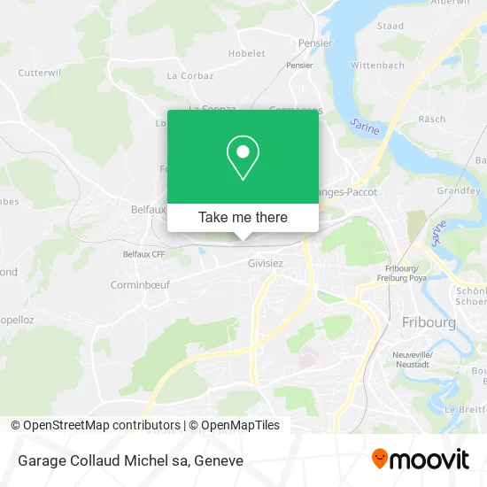 Garage Collaud Michel sa map