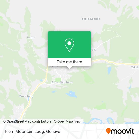 Flem Mountain Lodg map