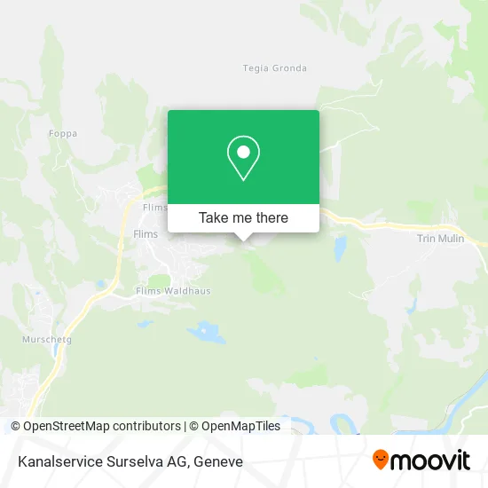 Kanalservice Surselva AG map