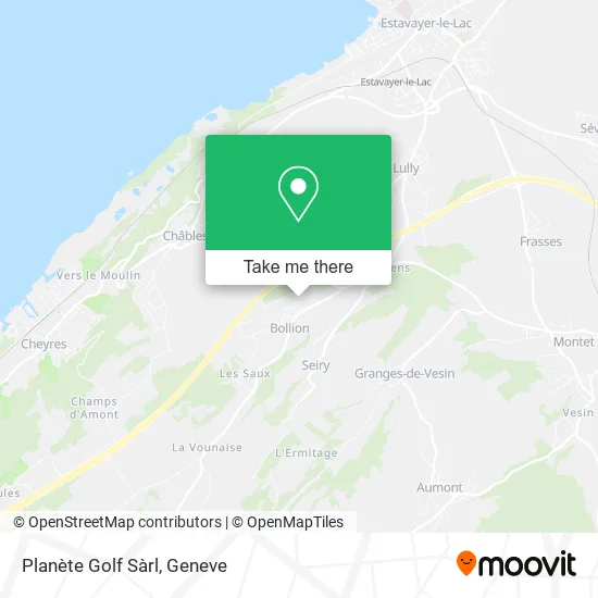 Planète Golf Sàrl map