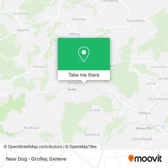 New Dog - Grolley map