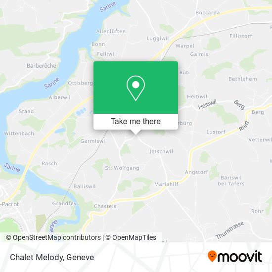 Chalet Melody map