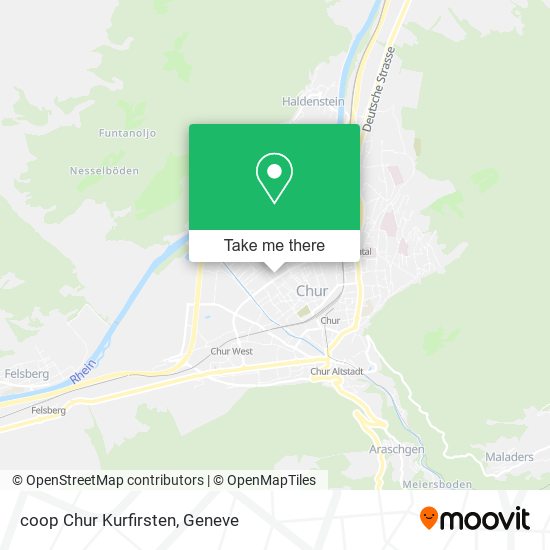 coop Chur Kurfirsten map
