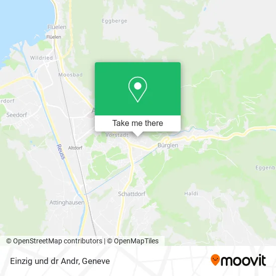 Einzig und dr Andr map