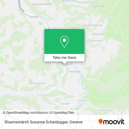 Bluemewärch Susanne Scheidegger map