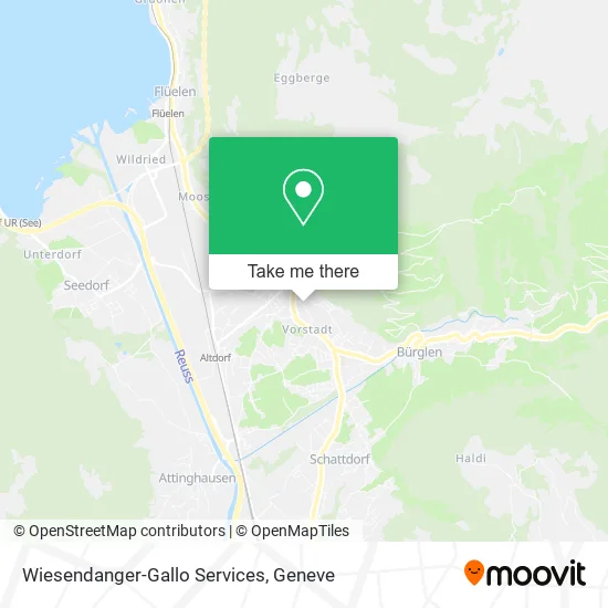Wiesendanger-Gallo Services map