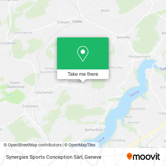 Synergies Sports Conception Sàrl map