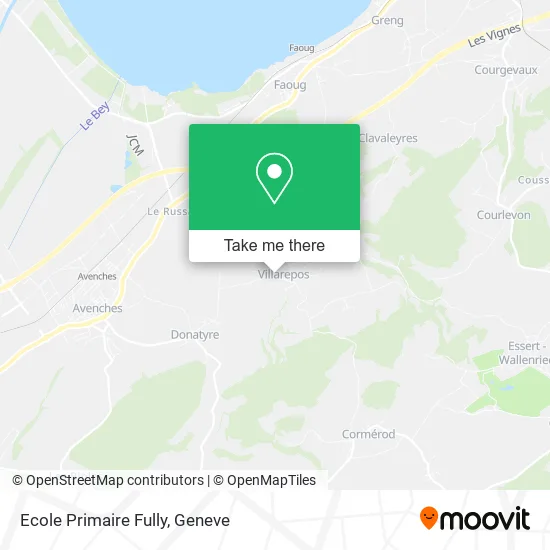 Ecole Primaire Fully map