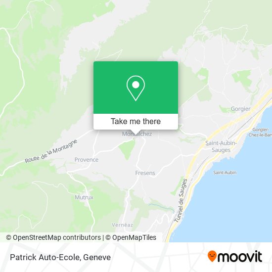 Patrick Auto-Ecole map