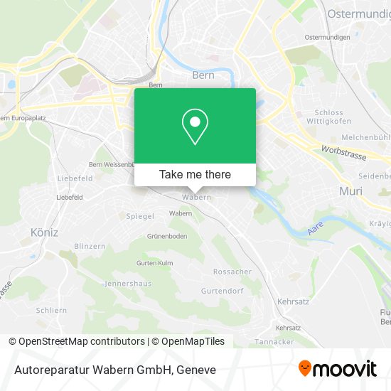 Autoreparatur Wabern GmbH map
