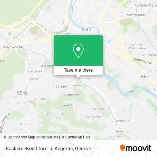 Bäckerei-Konditorei J. Aegerter map