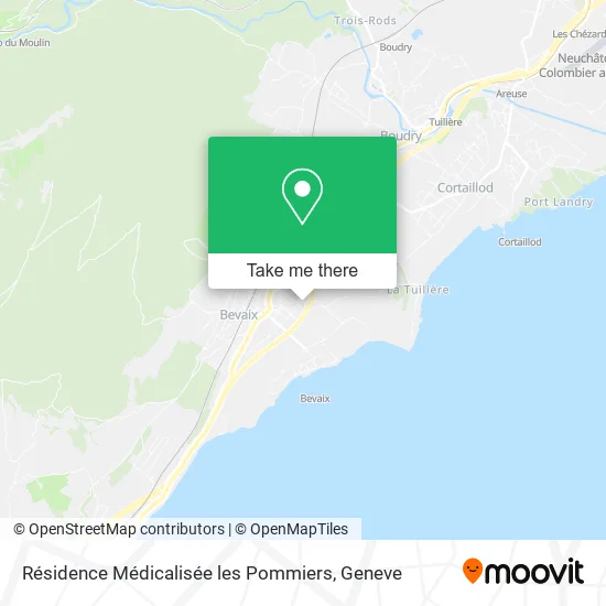 Résidence Médicalisée les Pommiers map